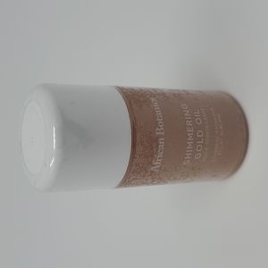 African Botanics 2oz Shimmering Gold Oil Body Glow Lotion Sealed Never Used